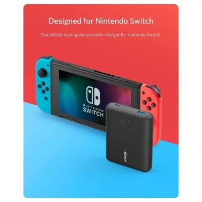 Anker Powercore 13400 Nintendo Switch Edition - Black